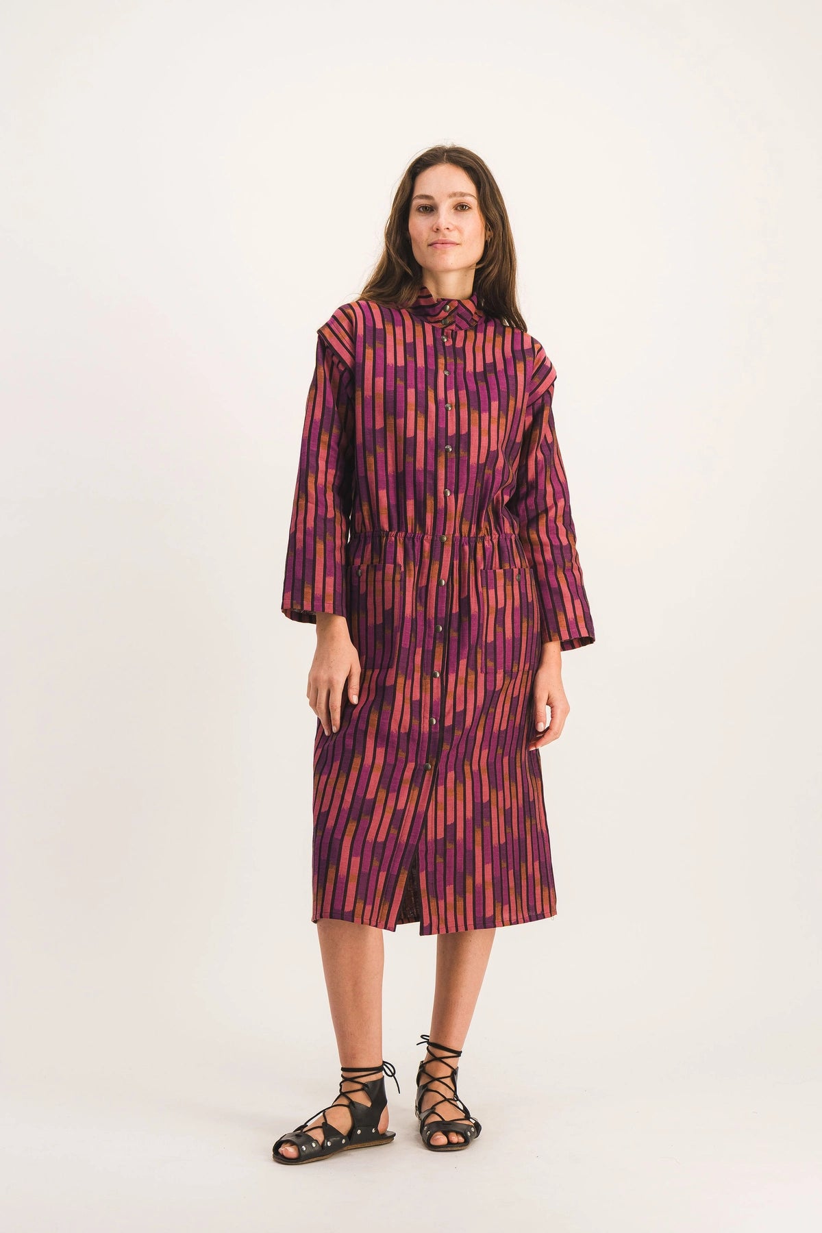 red ikat dress Ikat Dress