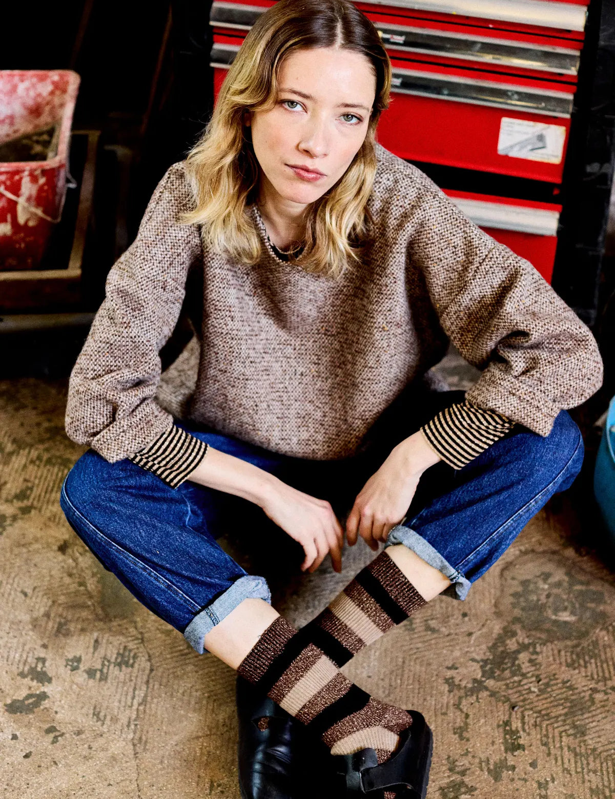 lurex sweater