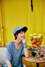 Women's denim cap