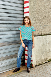Green sleeveless top