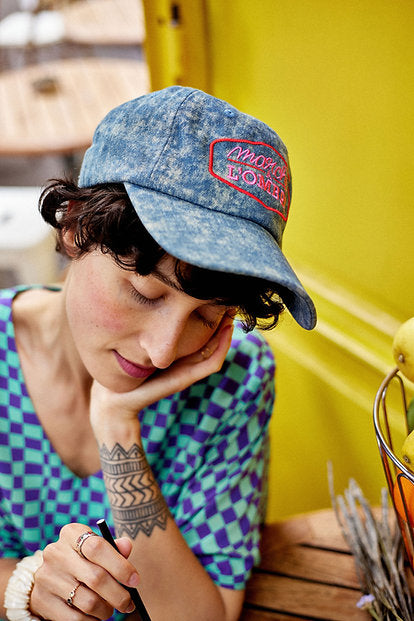 Women's denim cap