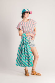 Pink sleeveless top