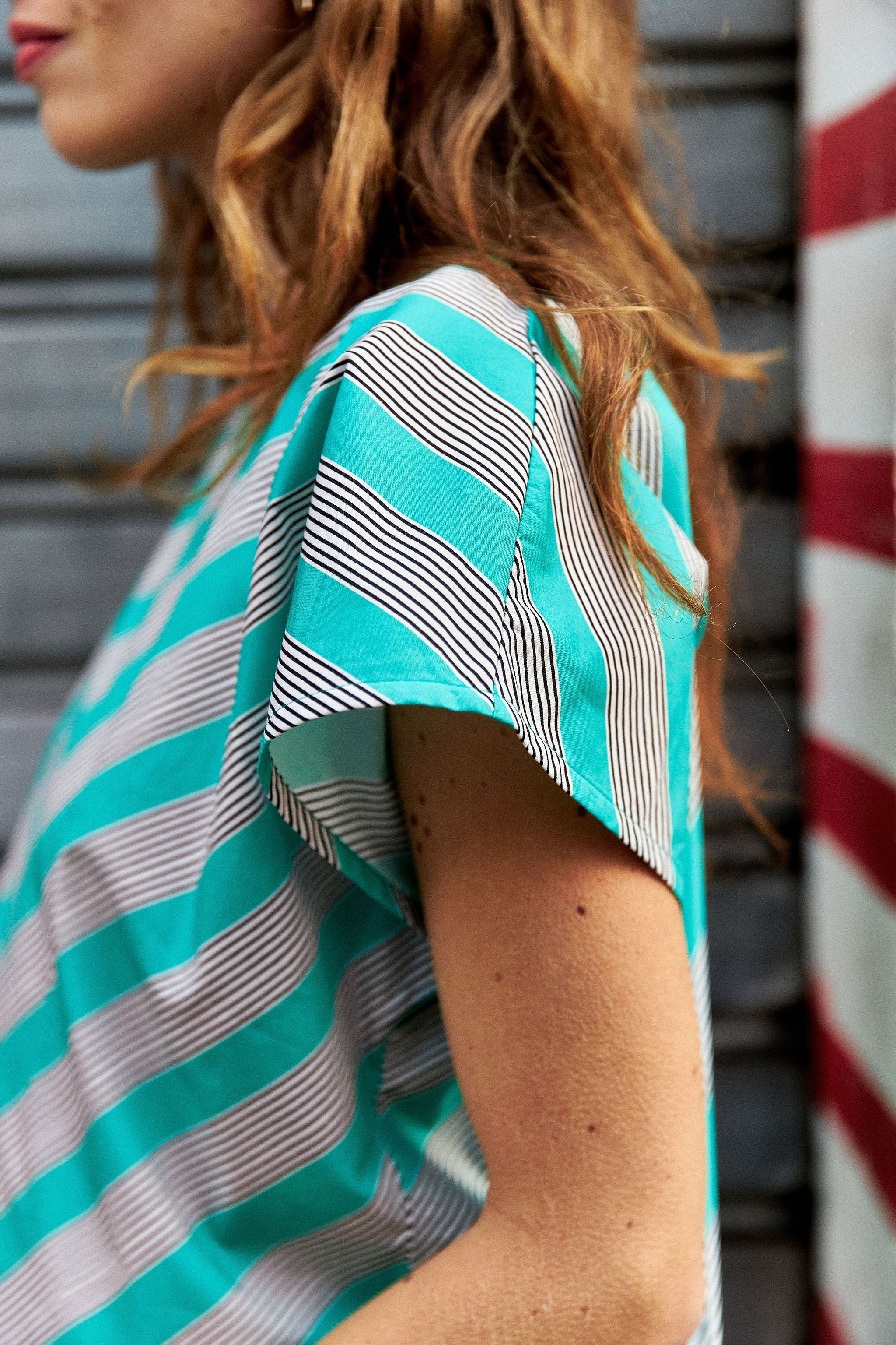 Green sleeveless top
