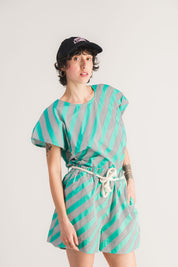 Green sleeveless top