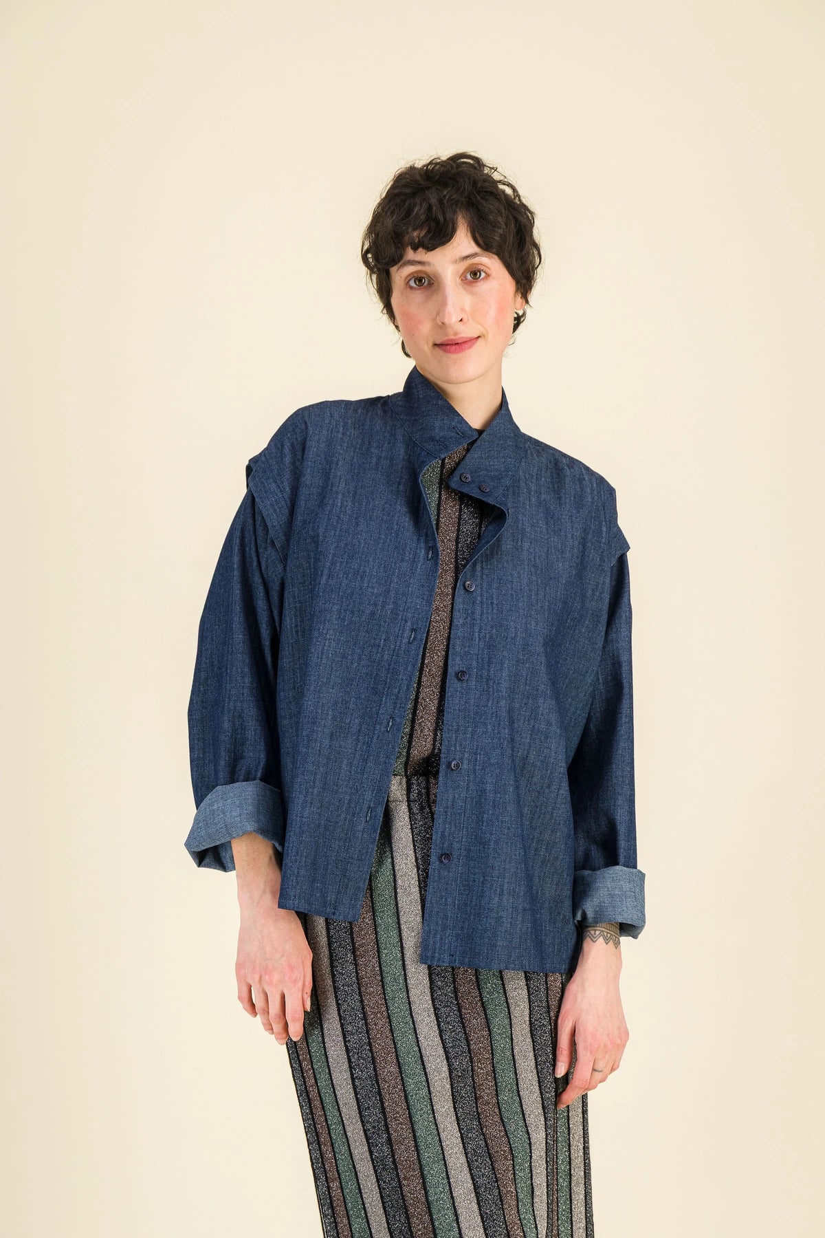 LINA DENIM LIGHT SHIRT