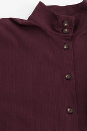 LINA BURGUNDY SHIRT