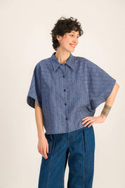 BLUE DONNA SHIRT