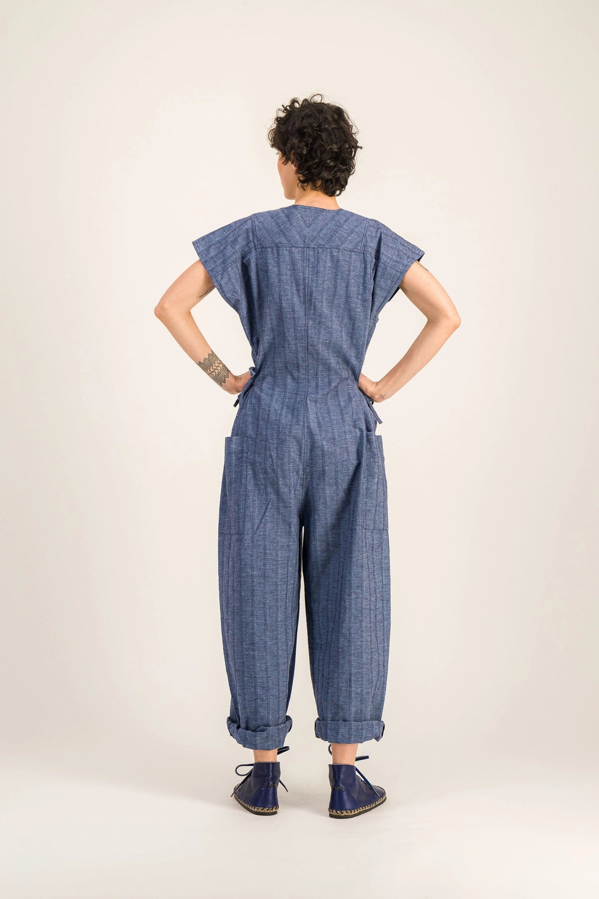 MARTA BLUE JUMPSUIT