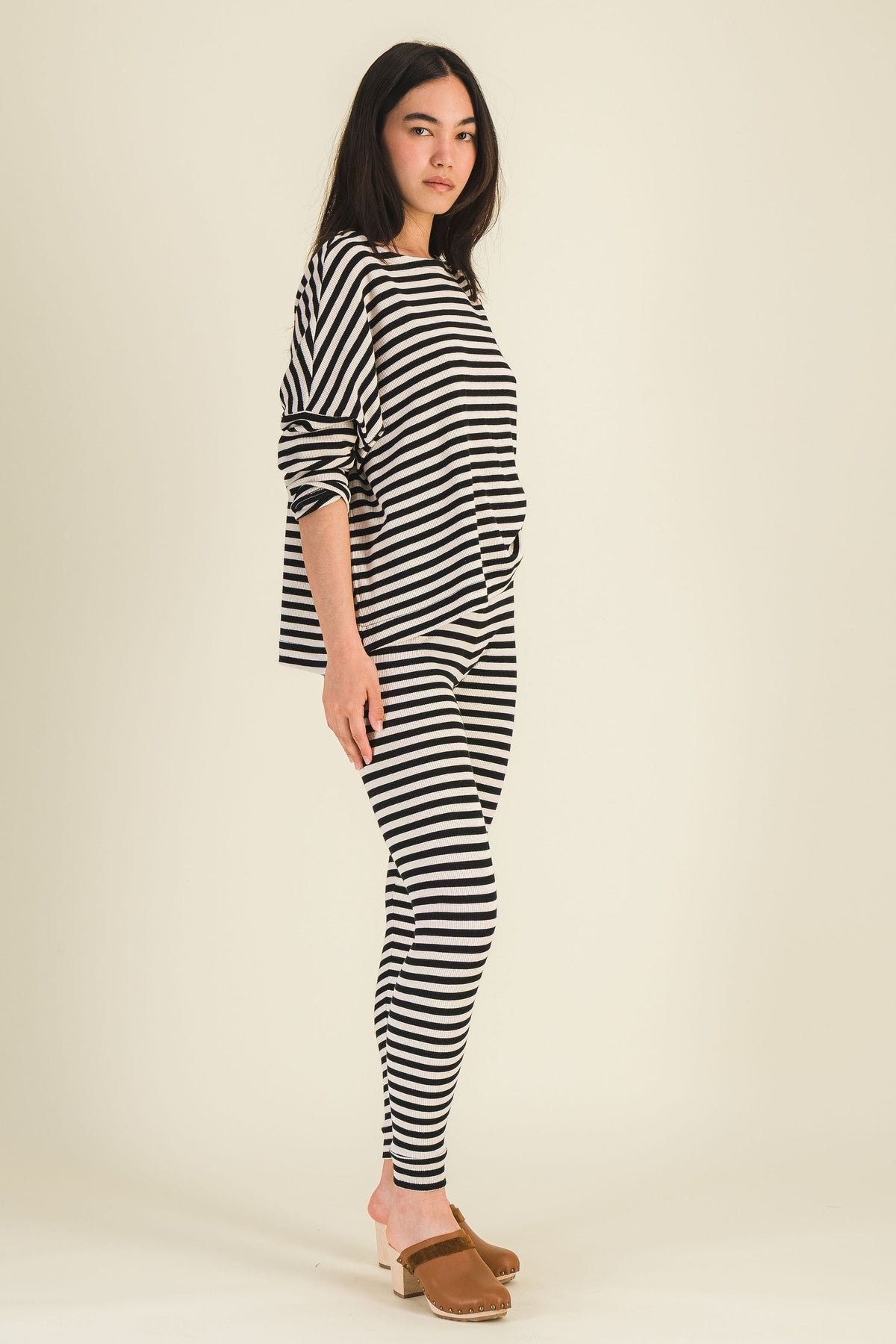 PIMPRENELLE BLACK AND WHITE LEGGINGS