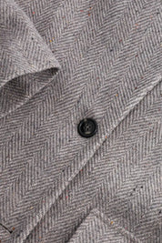 manteau femme laine gris chine milly