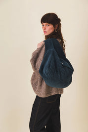 pull femme laine marron olaf