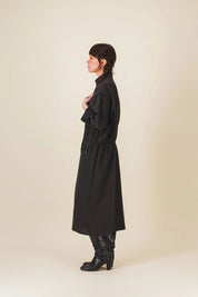 robe longue hiver noire tallulah