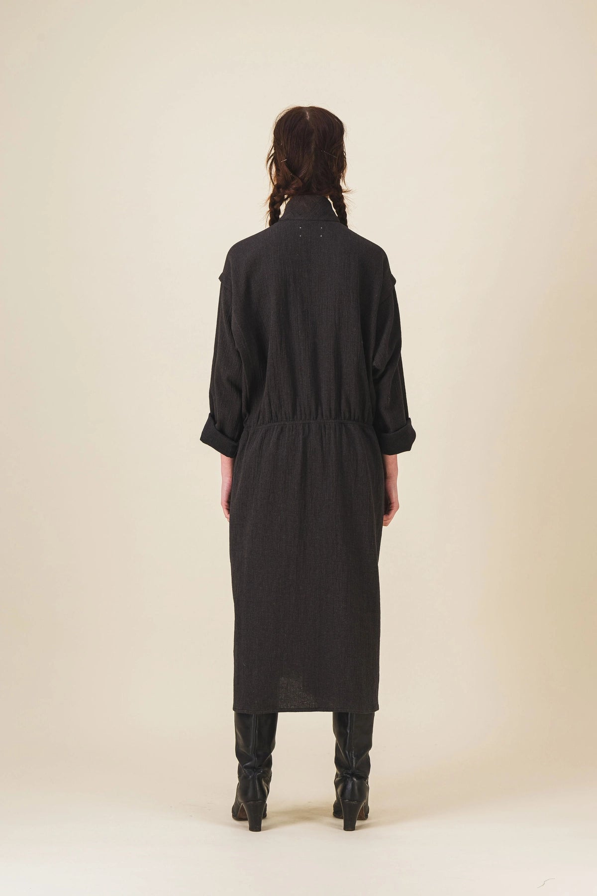robe longue hiver noire tallulah