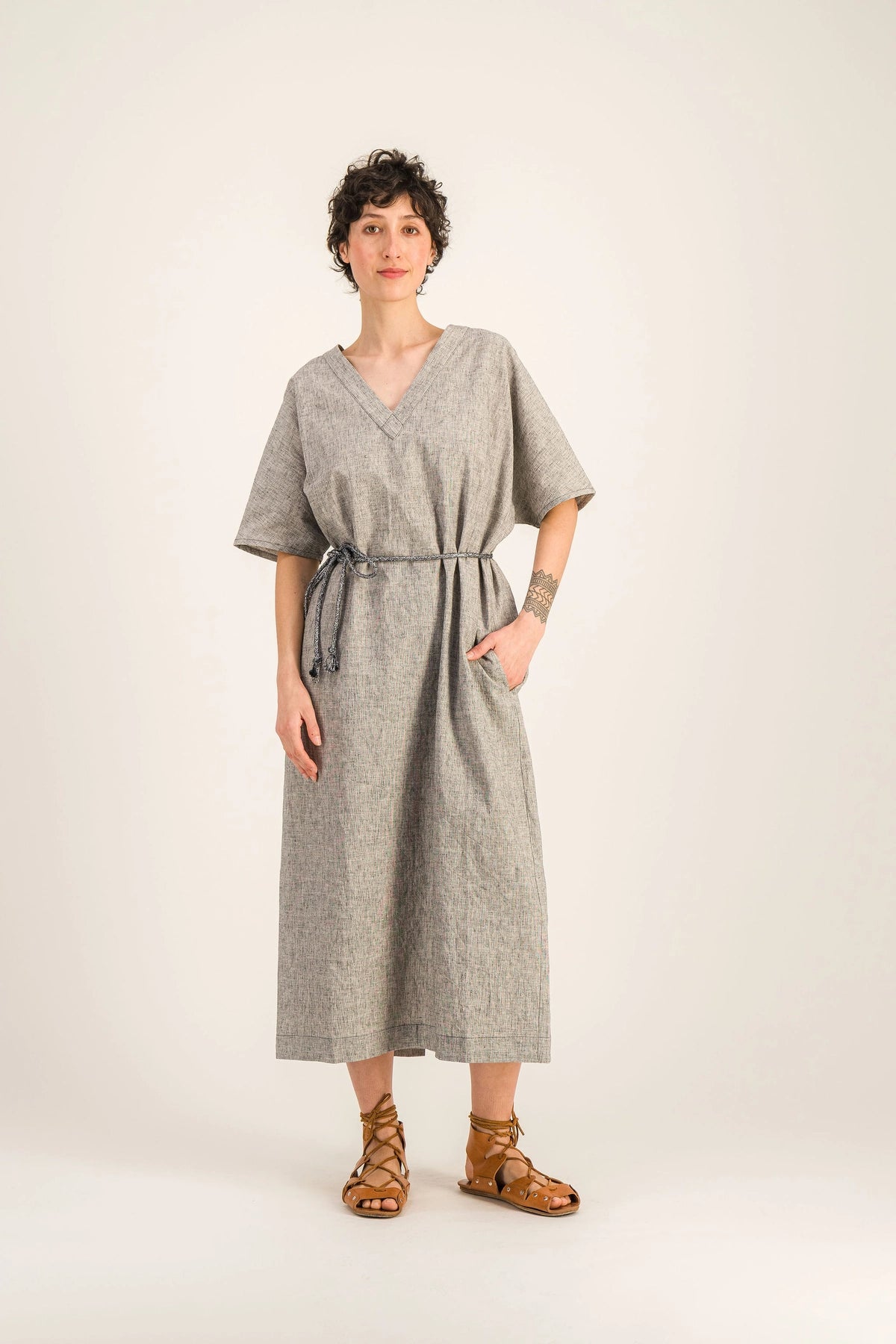 ERNESTINE LINEN DRESS