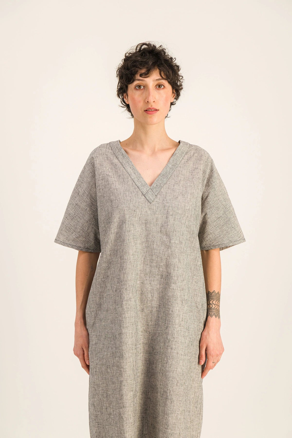 ERNESTINE LINEN DRESS
