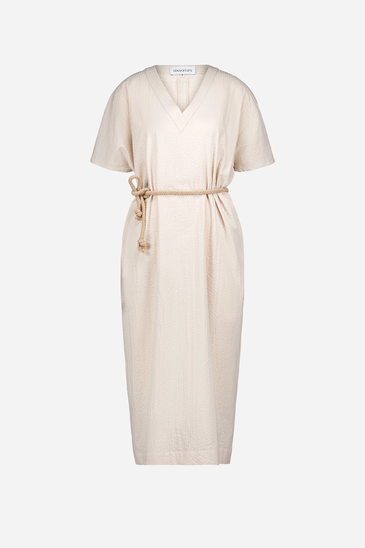 ERNESTINE BEIGE DRESS