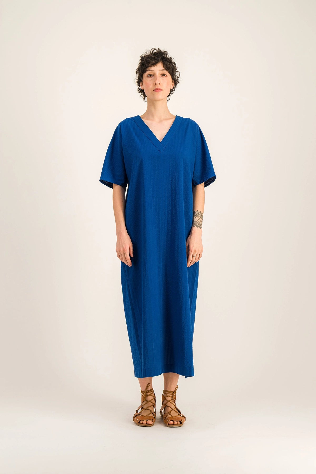 ERNESTINE BLUE DRESS