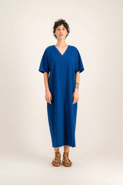 ERNESTINE BLUE DRESS