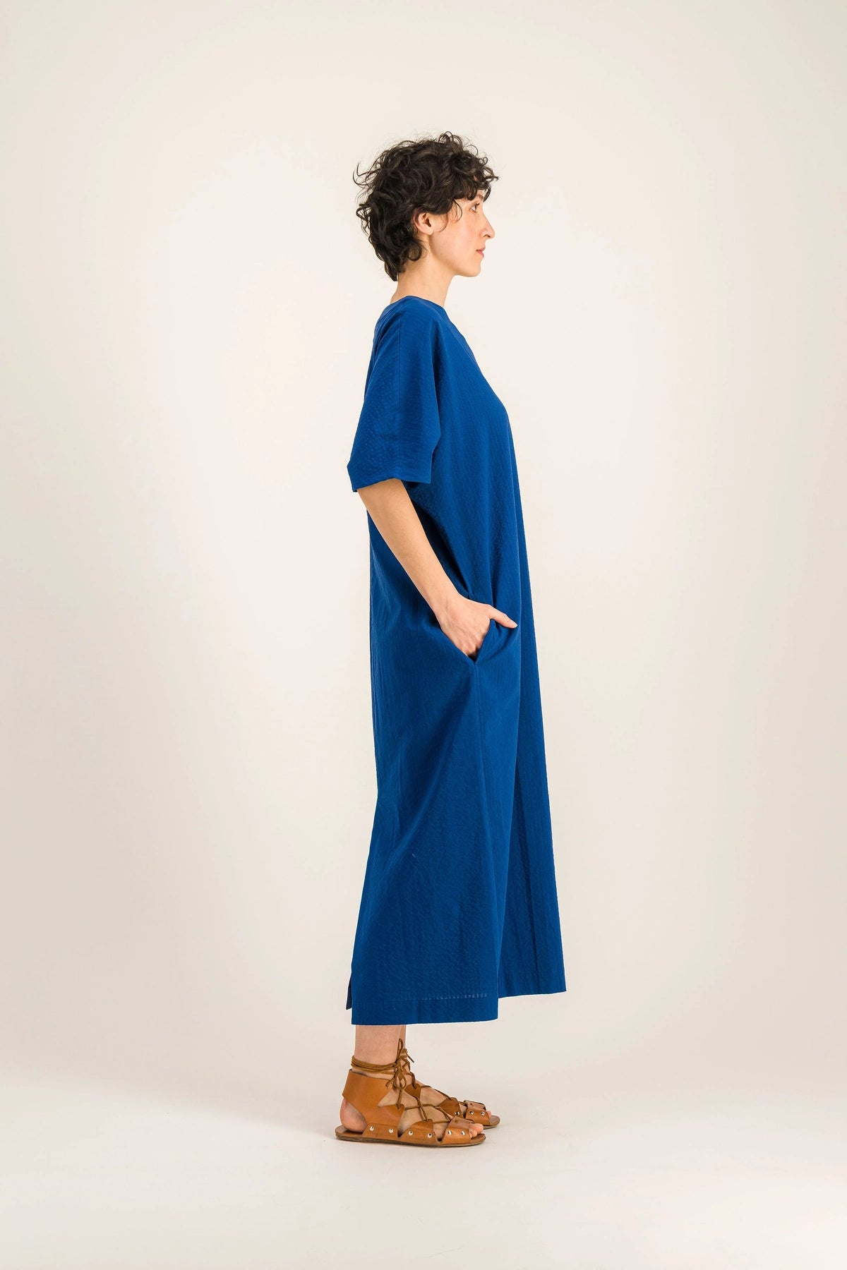 ERNESTINE BLUE DRESS