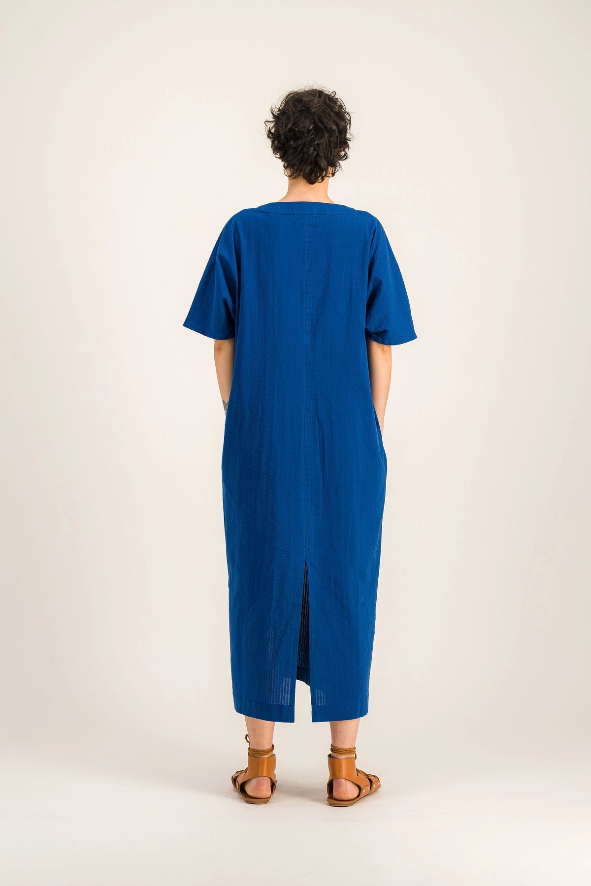 ERNESTINE BLUE DRESS