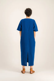 ERNESTINE BLUE DRESS