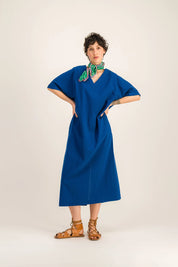 ERNESTINE BLUE DRESS