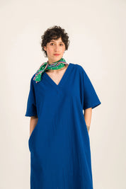 ERNESTINE BLUE DRESS