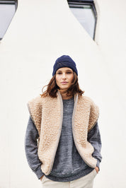 veste moumoute sans manche reina