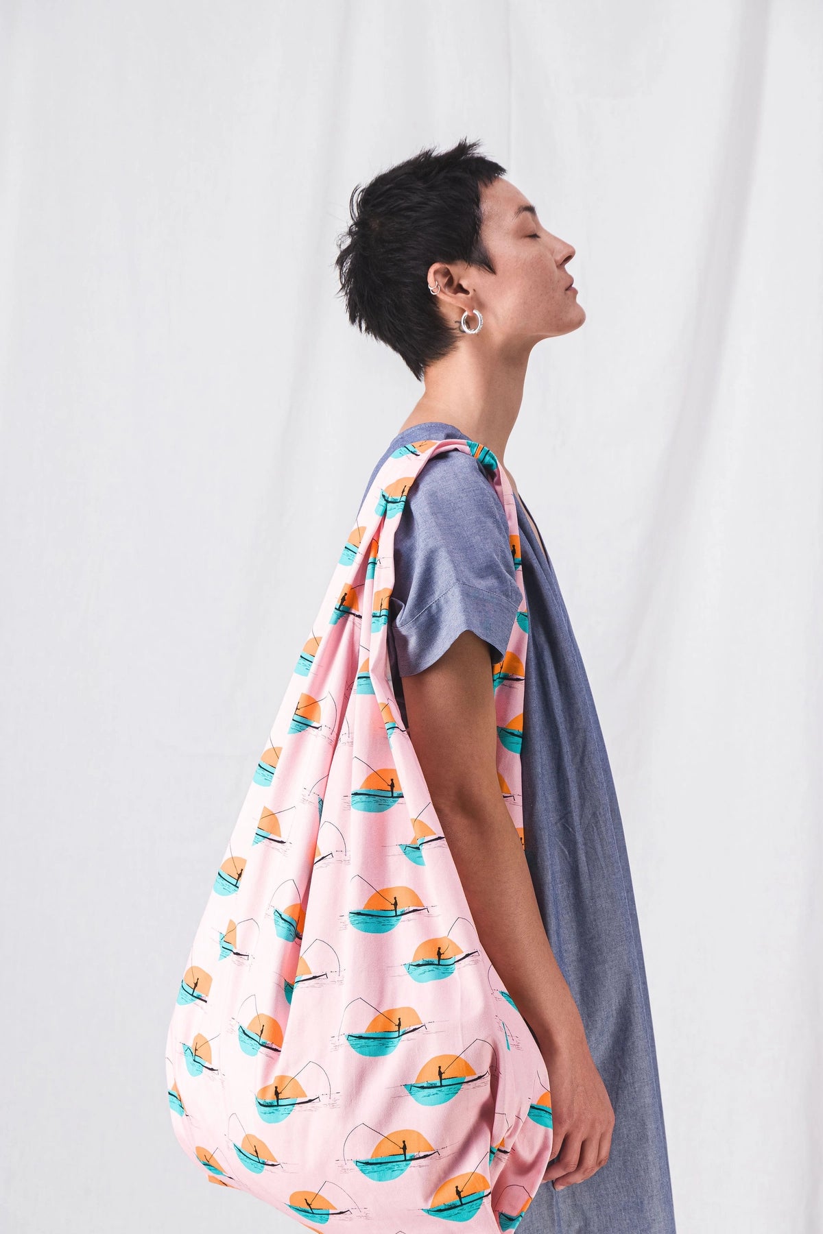 women's pink fishing tote bag__pe25