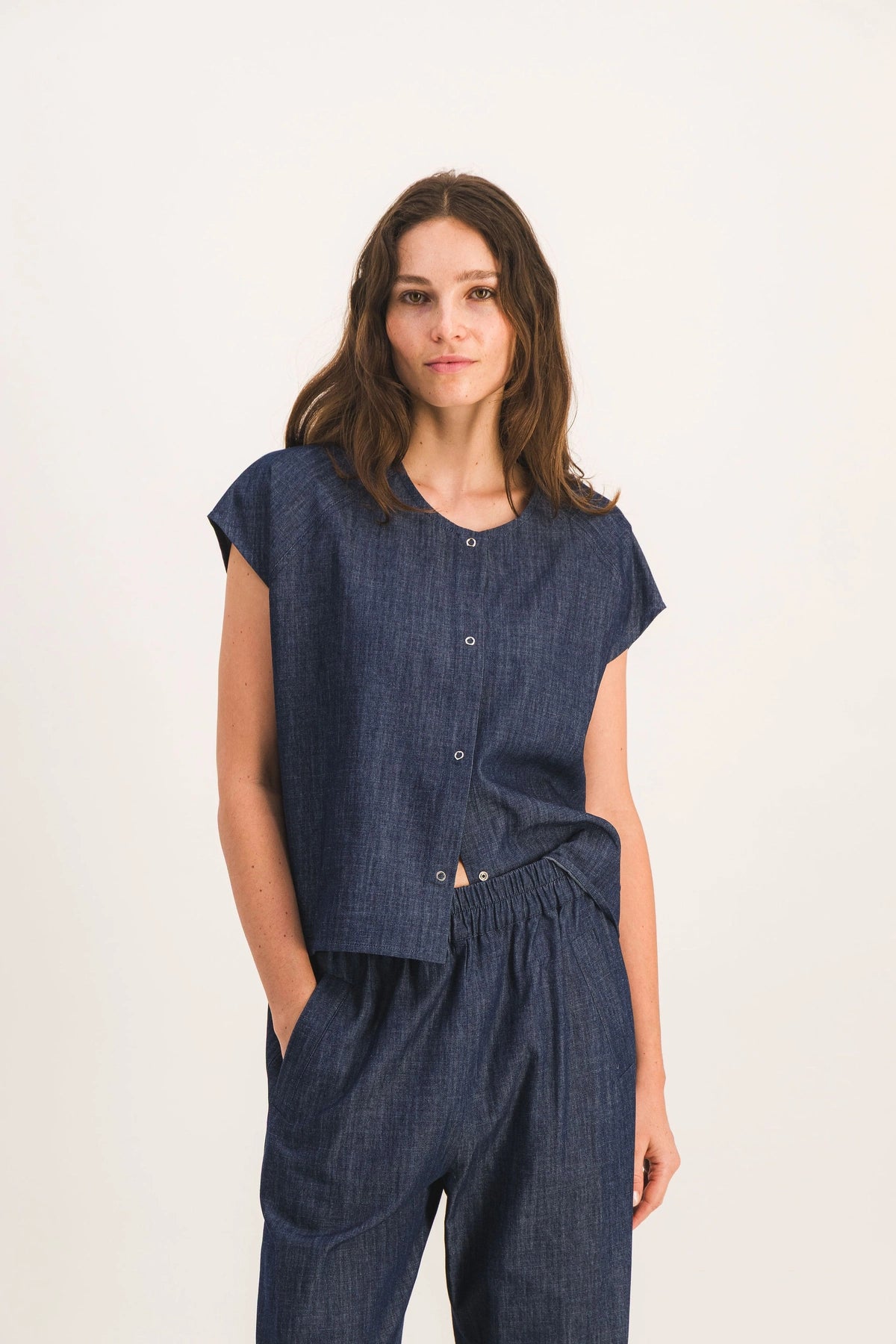 PAULO DENIM LIGHT TOP