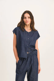 PAULO DENIM LIGHT TOP