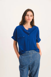 AGATHA BLUE TOP