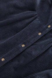 Blouse Juliette Velours Bleu - SIXSOEURS