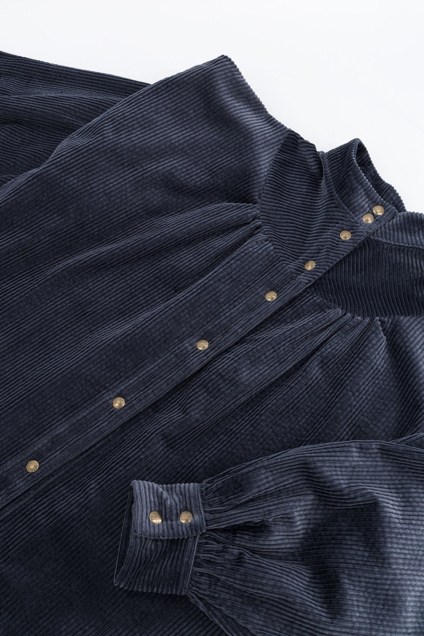 Blouse Juliette Velours Bleu - SIXSOEURS
