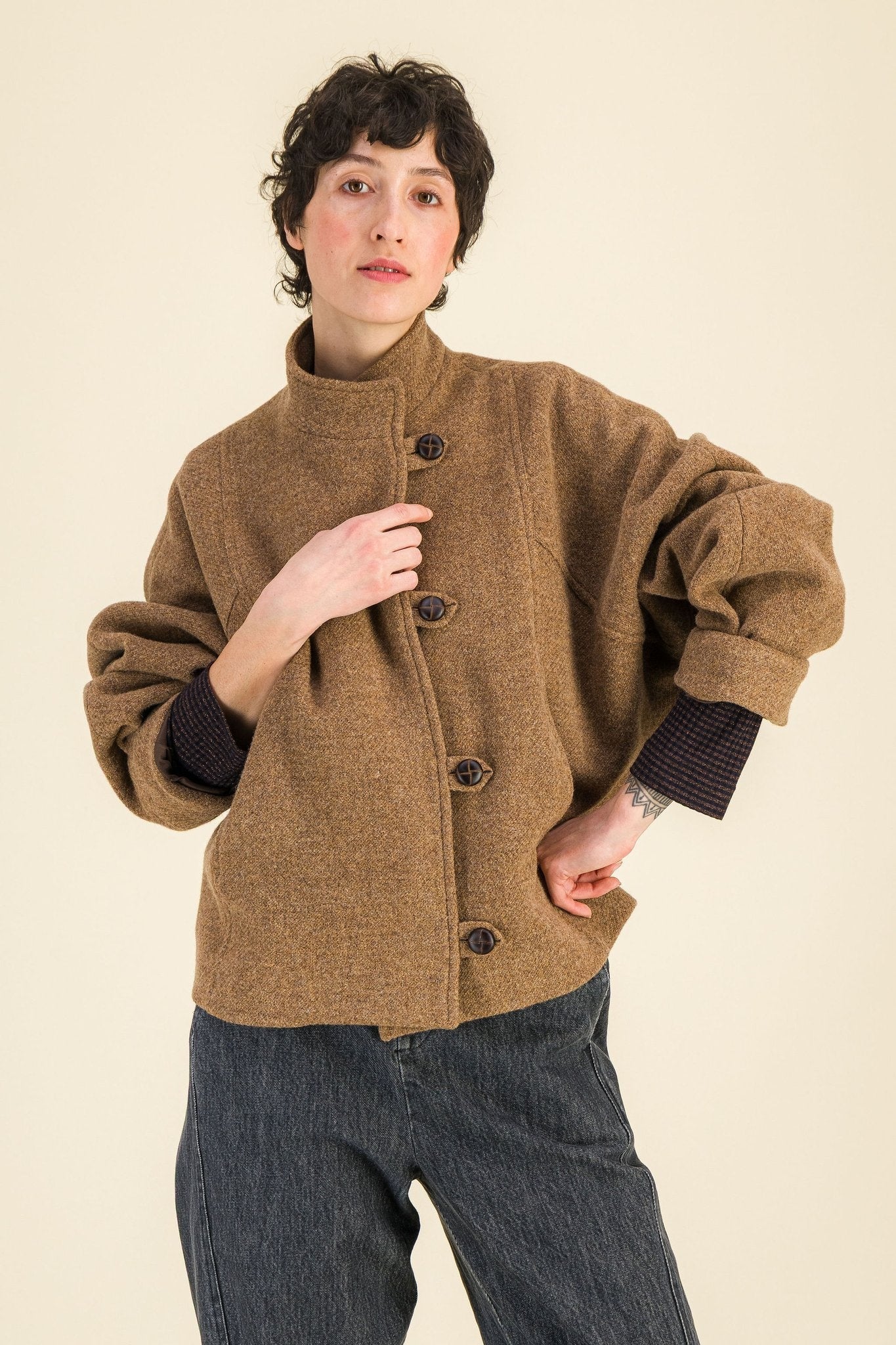 Blouson Eden Praline - SIXSOEURS