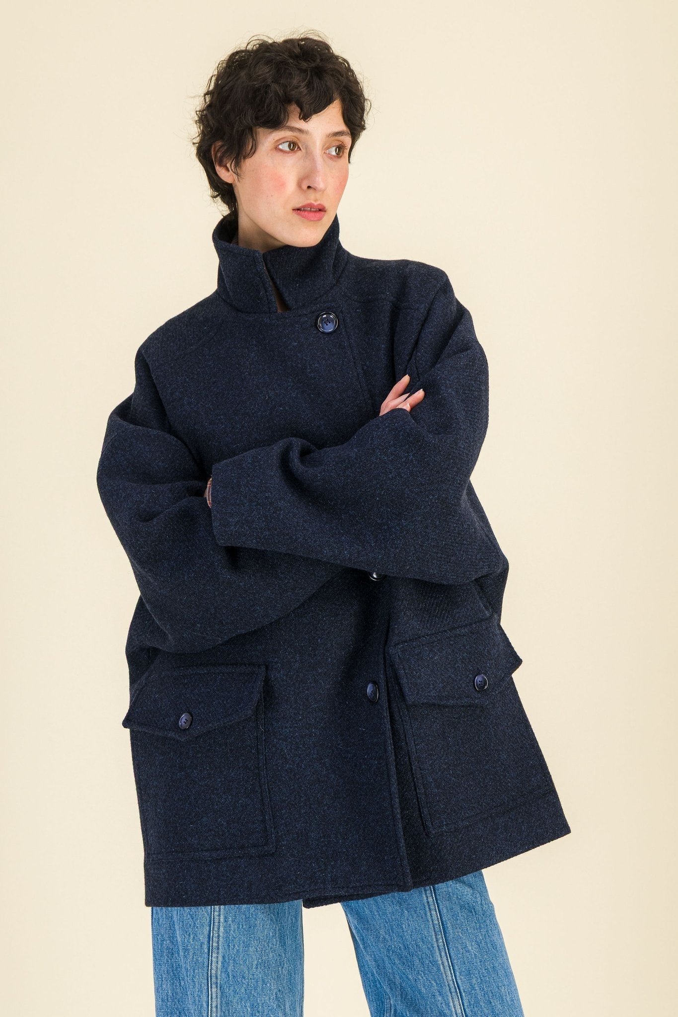 Veste James Marine - SIXSOEURS