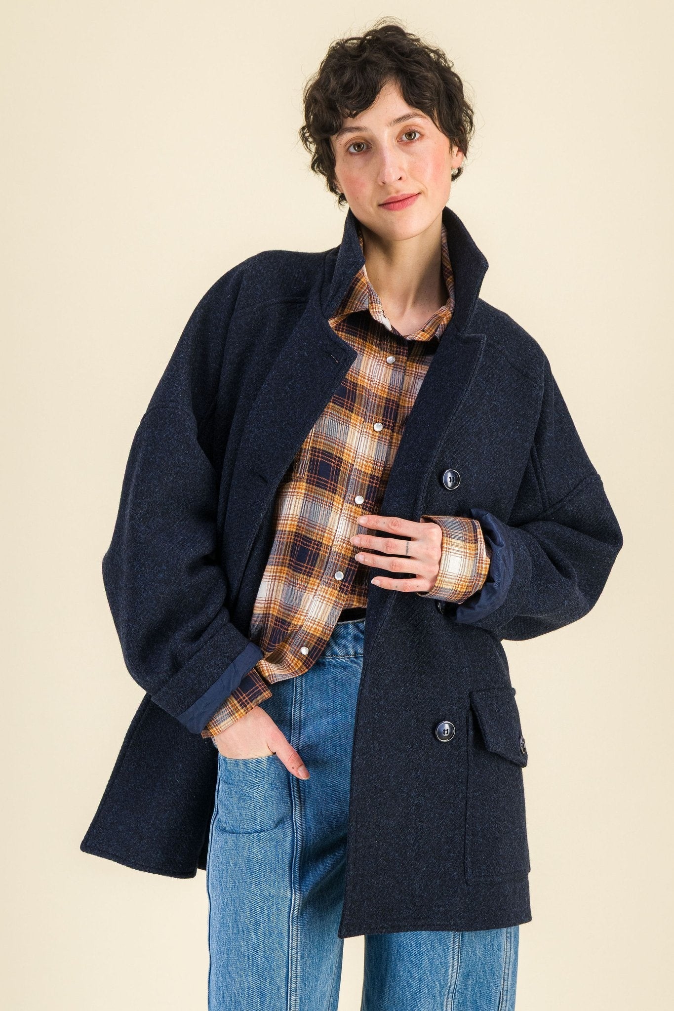 Veste James Marine - SIXSOEURS