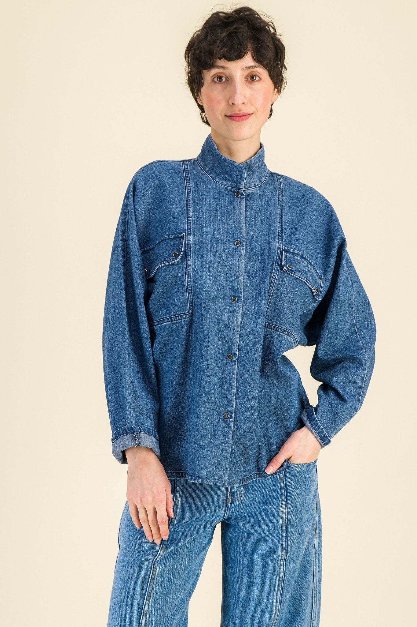 Chemise chambray femme Milla - SIXSOEURS