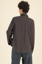 Chemise Thelma Anthracite - SIXSOEURS