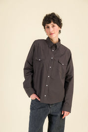 Chemise Thelma Anthracite - SIXSOEURS