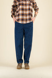 Jean bleu foncé femme Esteban Denim - SIXSOEURS