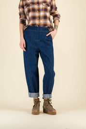 Jean bleu foncé femme Esteban Denim - SIXSOEURS