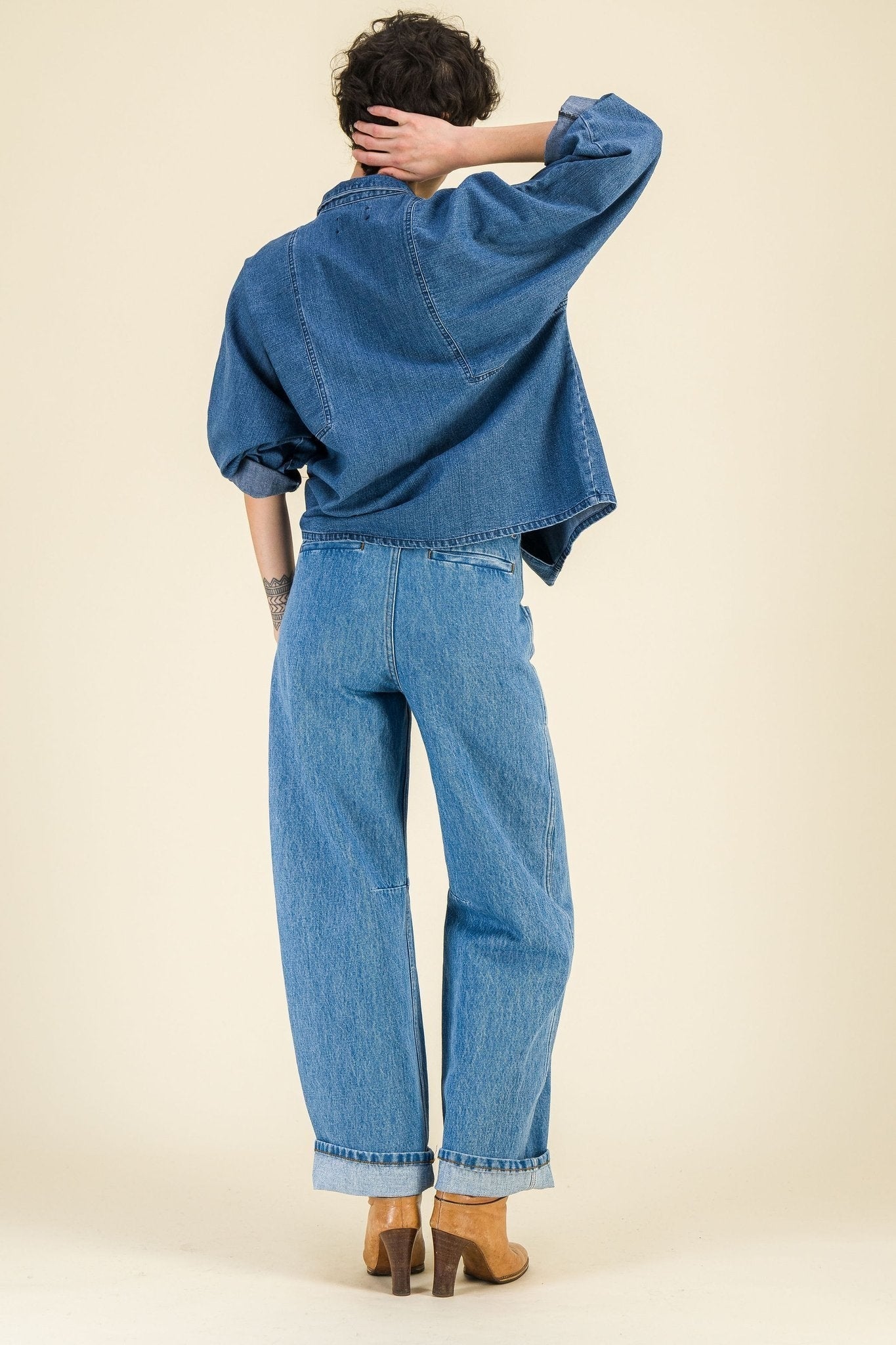 Jean taille haute femme Tonio Bleach - SIXSOEURS
