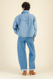 Jean taille haute femme Tonio Bleach - SIXSOEURS