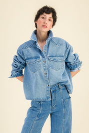 Jean taille haute femme Tonio Bleach - SIXSOEURS