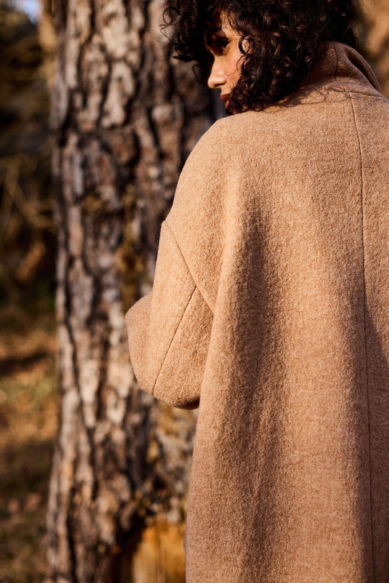 Manteau Bettina Camel - SIXSOEURS