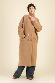 Manteau Bettina Camel - SIXSOEURS