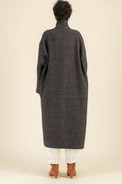 Manteau Bettina Taupe - SIXSOEURS