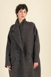 Manteau Bettina Taupe - SIXSOEURS