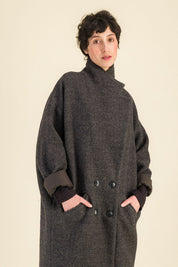 Manteau Bettina Taupe - SIXSOEURS